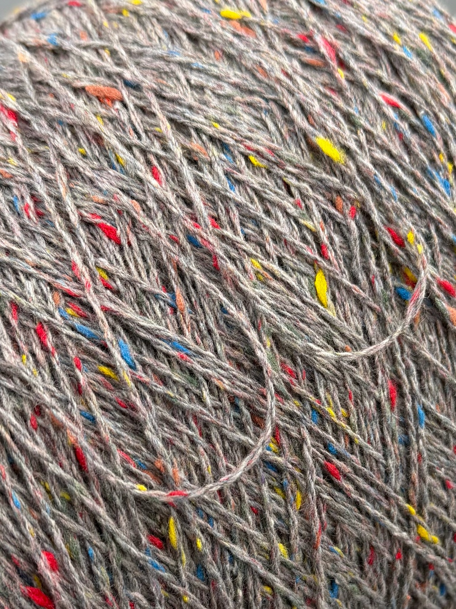 G&G Filati Tweedwool NM 4000 – Garn aus Merino & Seide Edles Grau